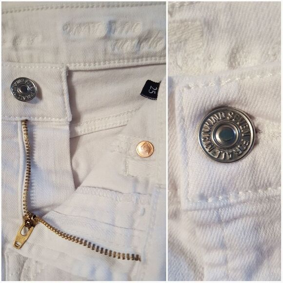 7 For All Mankind Ankle Straight Leg Jeans - Picture 5 of 8